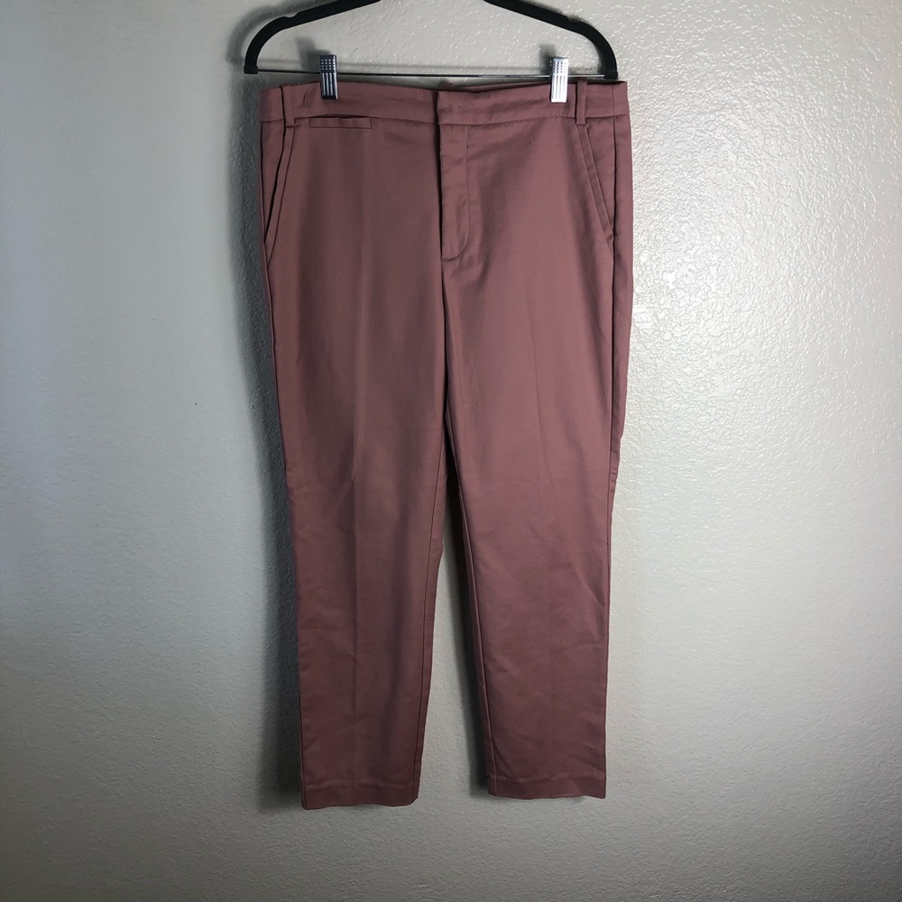 Zara Pink Straight Leg Dress Pant